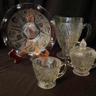 Jeanette Depression Era and Herringbone Glass Plus More (K-RG)