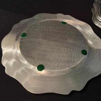 Pewter Charger Plates (K-RG)