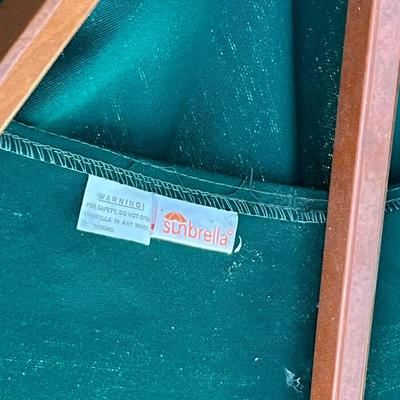 Cast Aluminum Patio Table & Chairs Plus Sunbrella (P-RG)