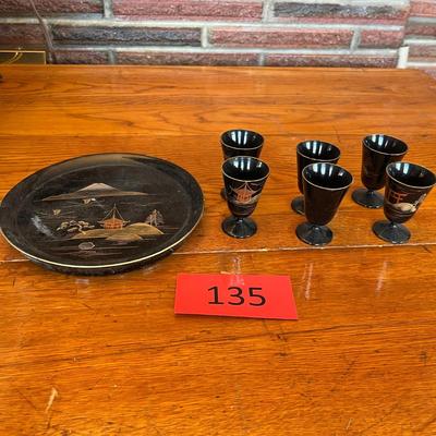 Oriental Teakwood set