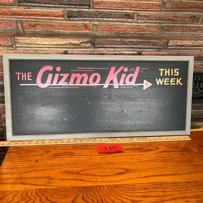 Fantastic 1940s Sign
