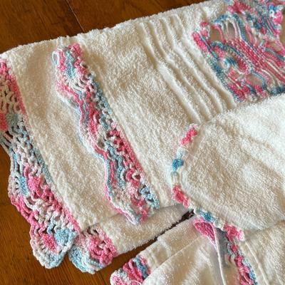 Crochet Towel set