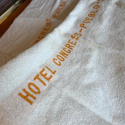 Hotel Congress Pueblo Towels 1940