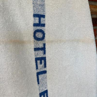 Blue Stripe Hotel Towels