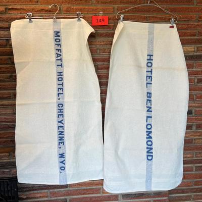 Blue Stripe Hotel Towels