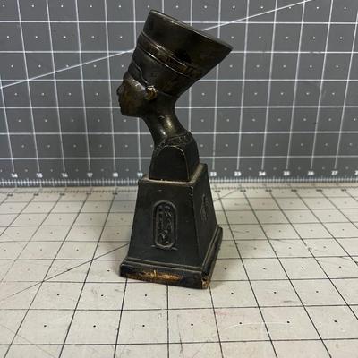 Vintage "NEFERTITI" Bronze Bust 
