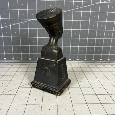 Vintage "NEFERTITI" Bronze Bust 