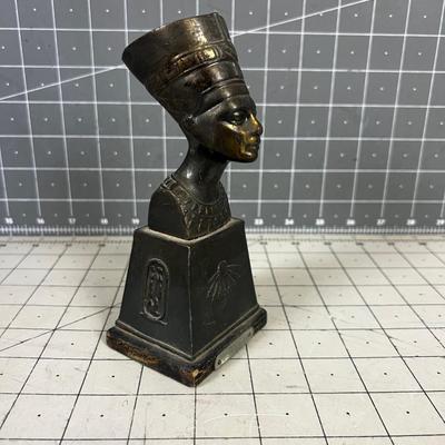 Vintage "NEFERTITI" Bronze Bust 