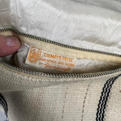 Vintage Southwestern Chimayo Purse Woven Wool w/Thunderbird