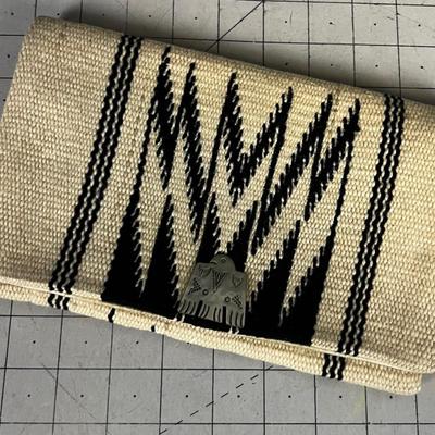 Vintage Southwestern Chimayo Purse Woven Wool w/Thunderbird