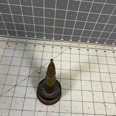WWII TRENCH ART ANTI-TANK SHELL & BMG ROUND 1942 INERT