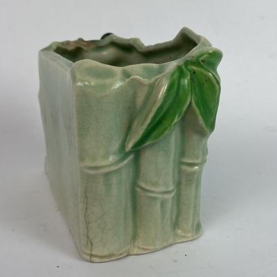  vintage novelty PANDA BEAR & BAMBOO PLANTER JAPAN 1950s