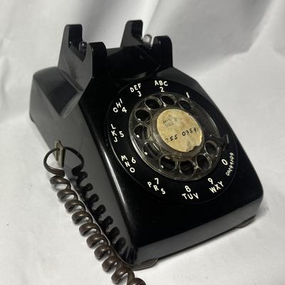  WESTERN ELECTRIC 500 DESK MODEL TELEPHONE rotary dial black