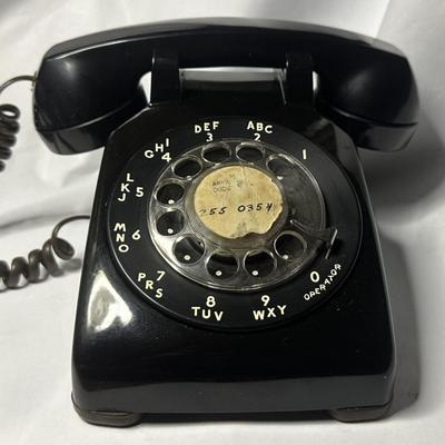  WESTERN ELECTRIC 500 DESK MODEL TELEPHONE rotary dial black