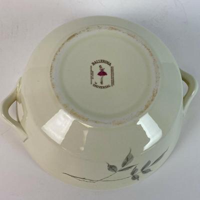 mid century modern BALLERINA ROSETTE COVERED VEGETABLE BOWL by UNIVERSAL