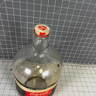 Coca-Cola 1 Gallon Glass Jug