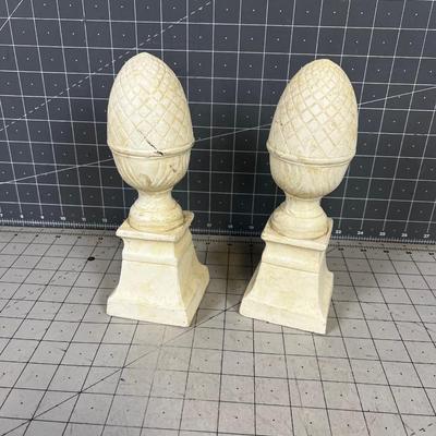 Pine Cone Decorative Finials 