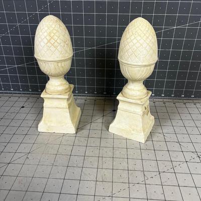 Pine Cone Decorative Finials 