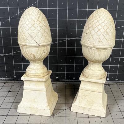 Pine Cone Decorative Finials 