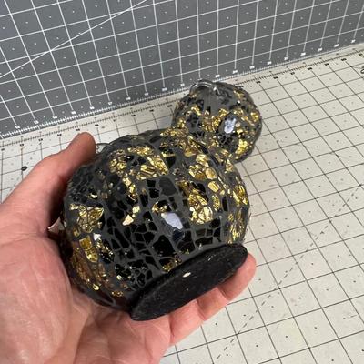 Glass Mosaic Pumpkin Ornaments 