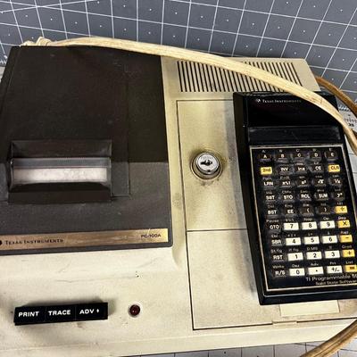 Vintage Electronics; Calculator with Printer and Cassette Deck by Marantz