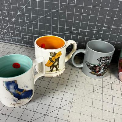 Lot of Cool Coffee Cups. 