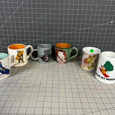 Lot of Cool Coffee Cups. 