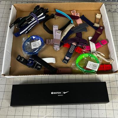 Smart Watch Bands + Apple Watch Box only 