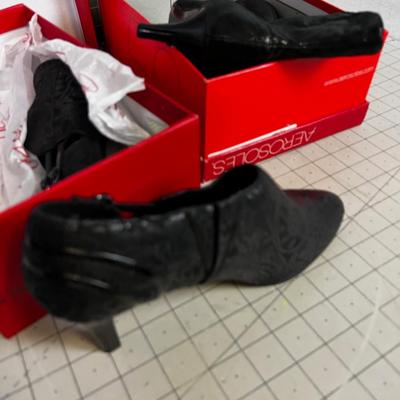 2 Black Boots Size 7-1/2 NEW 