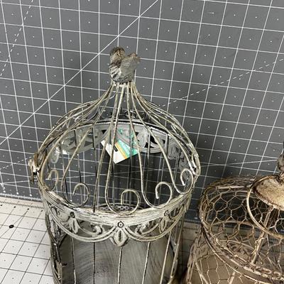 Metal Bird Cages (3) 