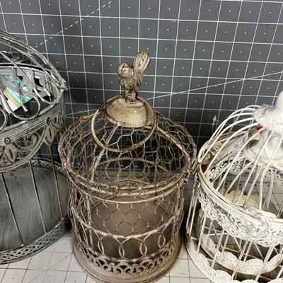 Metal Bird Cages (3) 
