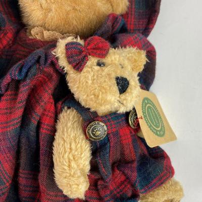 BOYDS BEAR PLUSH 14" ELDORA & CUB 