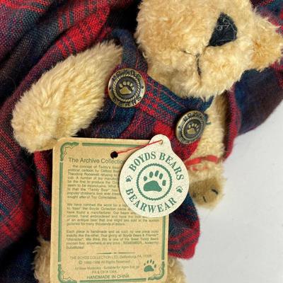 BOYDS BEAR PLUSH 14" ELDORA & CUB 