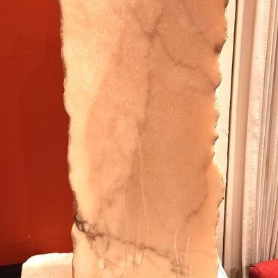 Lot #210  Marble/Alabaster Modern Sculpture