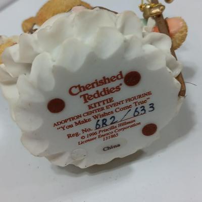 Four Collectible Cherished Teddies Teddy bears Some are Charter Members only figures!
