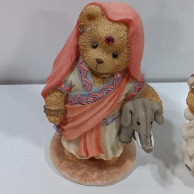 Four Collectible Cherished Teddies Teddy bears Some are Charter Members only figures!