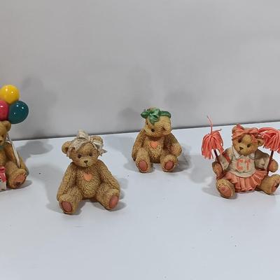 Four Collectible Cherished Teddies Teddy bears Birthday bear