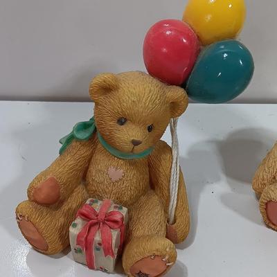 Four Collectible Cherished Teddies Teddy bears Birthday bear