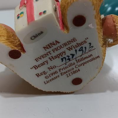 Four Collectible Cherished Teddies Teddy bears Birthday bear
