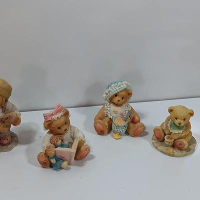 Four Collectible Cherished Teddies Teddy bears