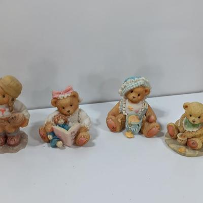 Four Collectible Cherished Teddies Teddy bears