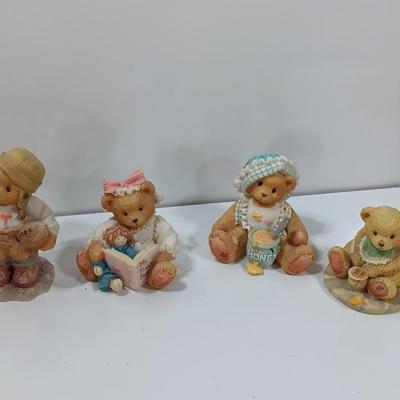 Four Collectible Cherished Teddies Teddy bears