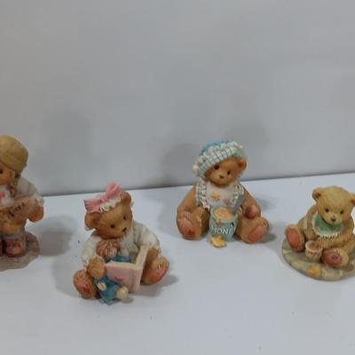 Four Collectible Cherished Teddies Teddy bears