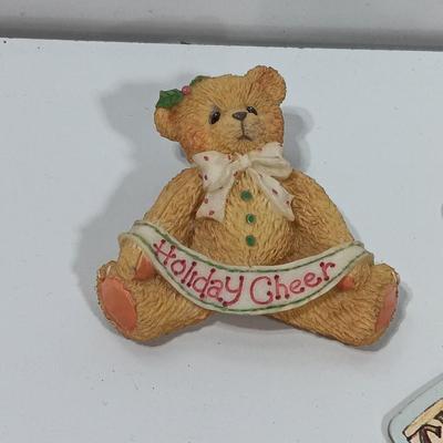 Cherished Teddies members pins and magnets.