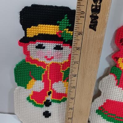 Snowman and Snowwoman Snow spouses