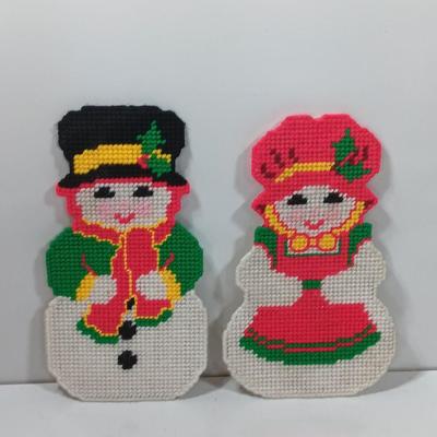 Snowman and Snowwoman Snow spouses