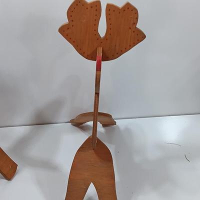 Oh dear! Collapsable easy to store Adorable wooden deer