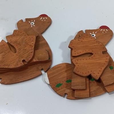 Oh dear! Collapsable easy to store Adorable wooden deer