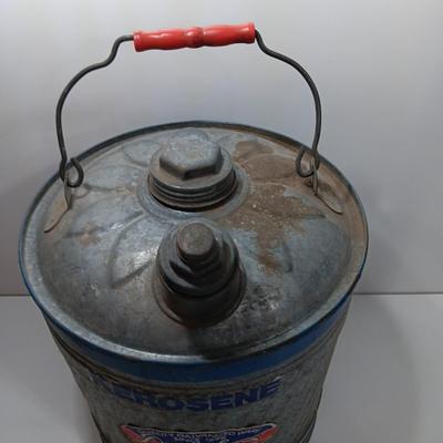 Vintage Delphos Kerosene Can Quality galvanized ware