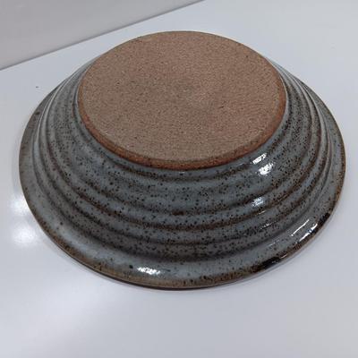 Studio art deco pottery bowl / plate